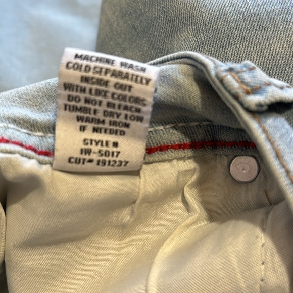 38x30 indigo wisdom straight leg jeans - Picture 8 of 8